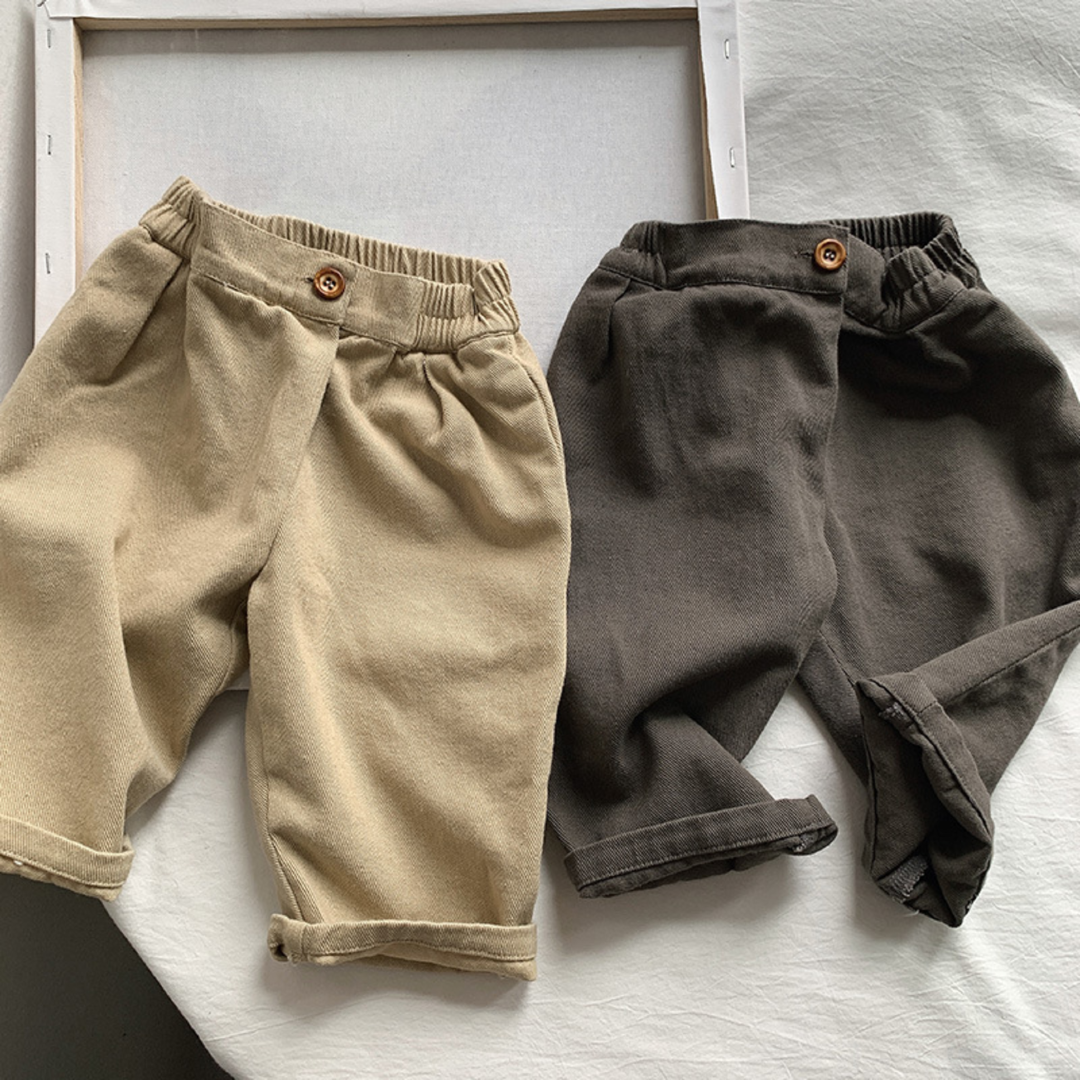 Casual Cotton Pants - Grey