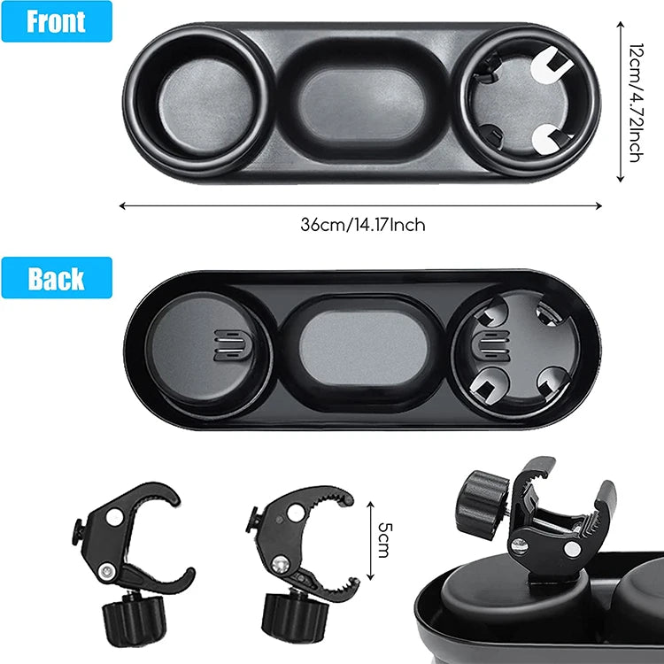 Baby Stroller Universal Snack Tray Cup Holder for Baby Stroller