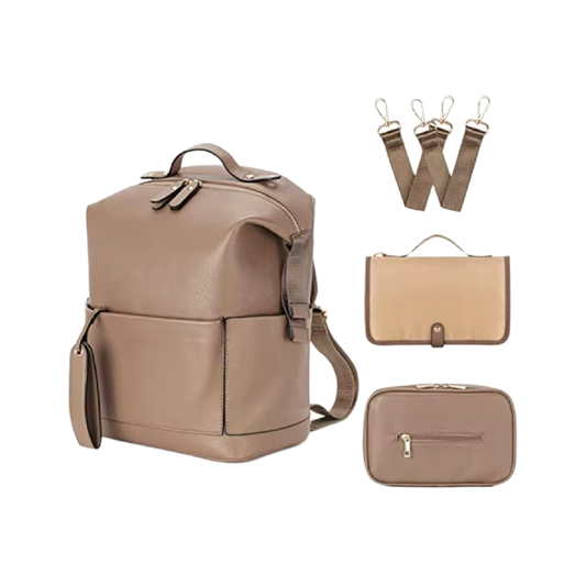 Diaper Bag & Backpack Set – Khaki