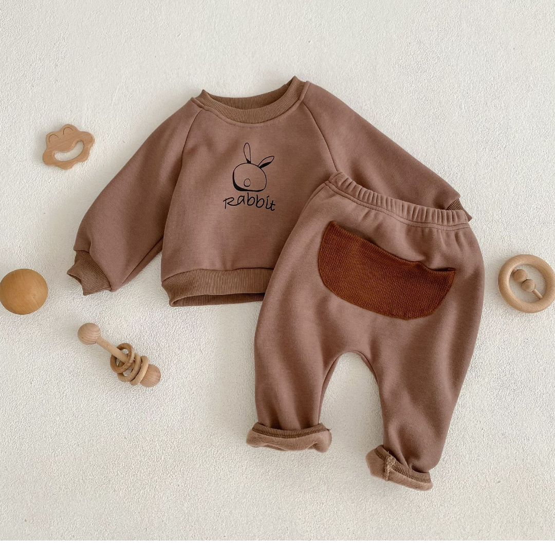 Snuggle Bunny TrackSuit - Brown