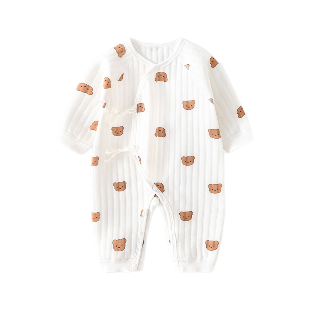 Baby Romper with Baby Print - Bear