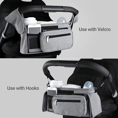 Baby Stroller Storage Large Capacity Travel Hanging Bag Mummy Bag Phone Bottle Holder Pram Diaper Bags Baby Stroller Accessories