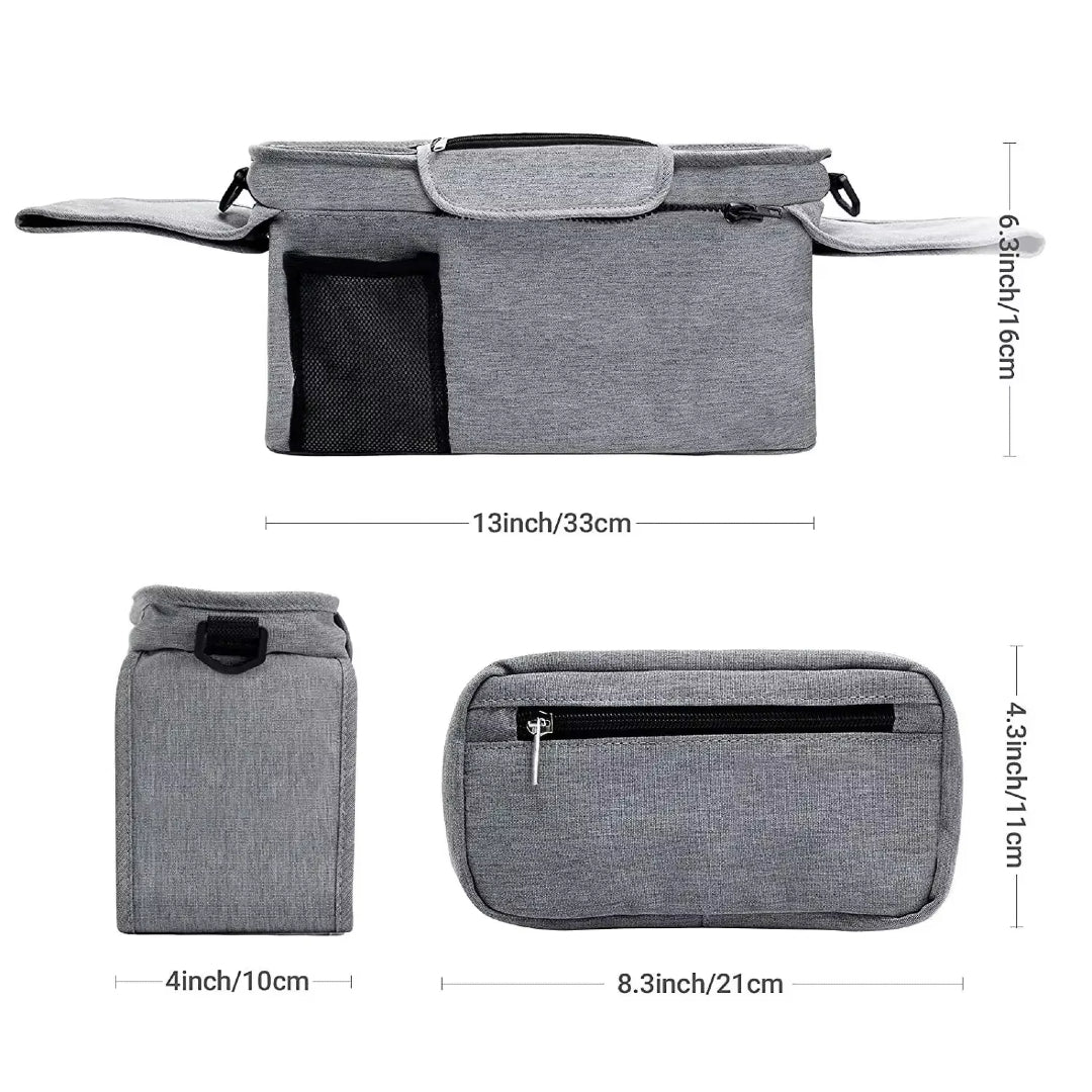 Baby Stroller Storage Large Capacity Travel Hanging Bag Mummy Bag Phone Bottle Holder Pram Diaper Bags Baby Stroller Accessories