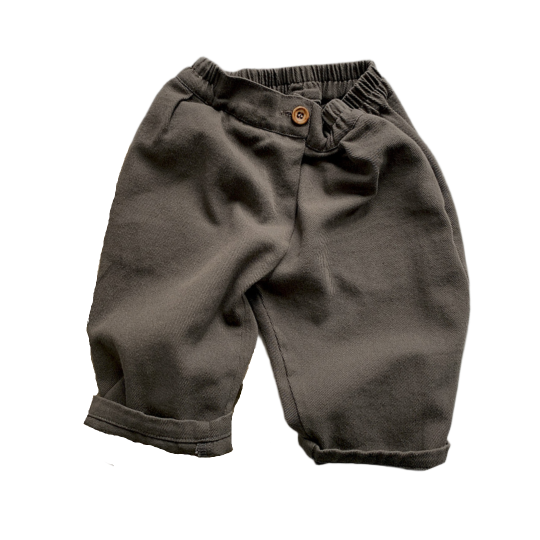 Casual Cotton Pants - Grey
