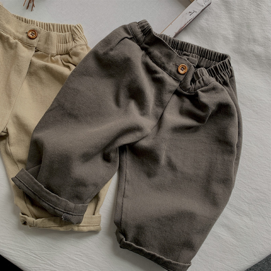 Casual Cotton Pants - Grey