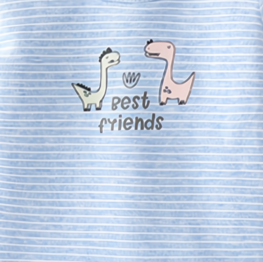 Dino Buddy Cozy Set - Blue