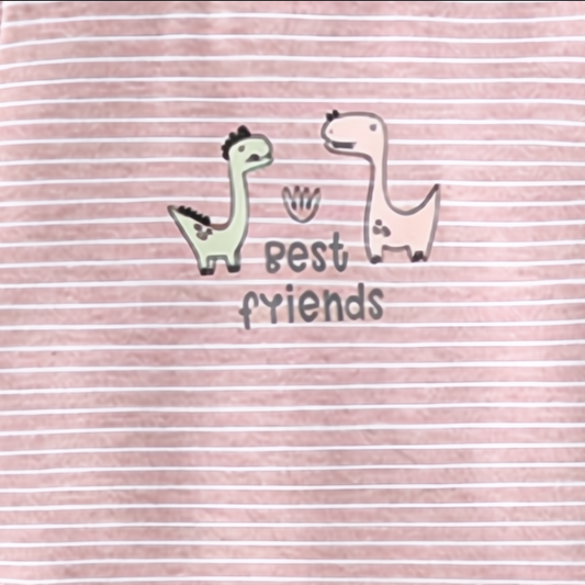 Dino Buddy Cozy Set - Pink