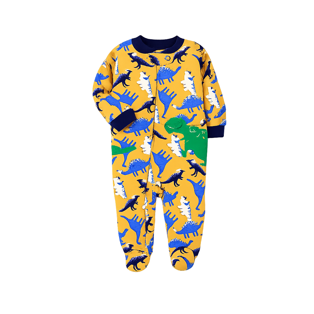 Dino Cotton Sleep & Play One Piece - Baby Unisex