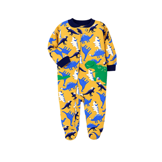 Dino Cotton Sleep & Play One Piece - Baby Unisex