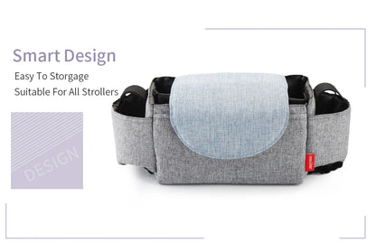 Baby Stroller Bags - Grey/Blue