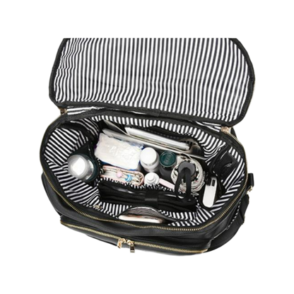 Chic Diaper Mum Backpack – Black