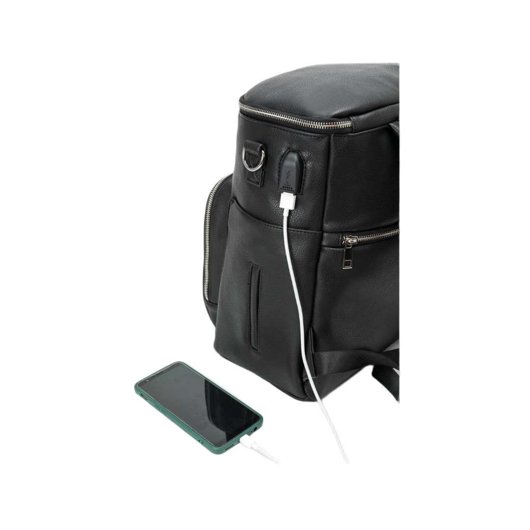 Chic Diaper Mum Backpack – Black