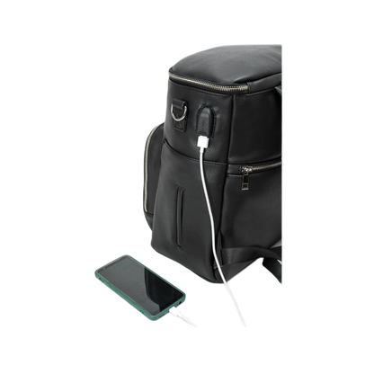 Chic Diaper Mum Backpack – Black