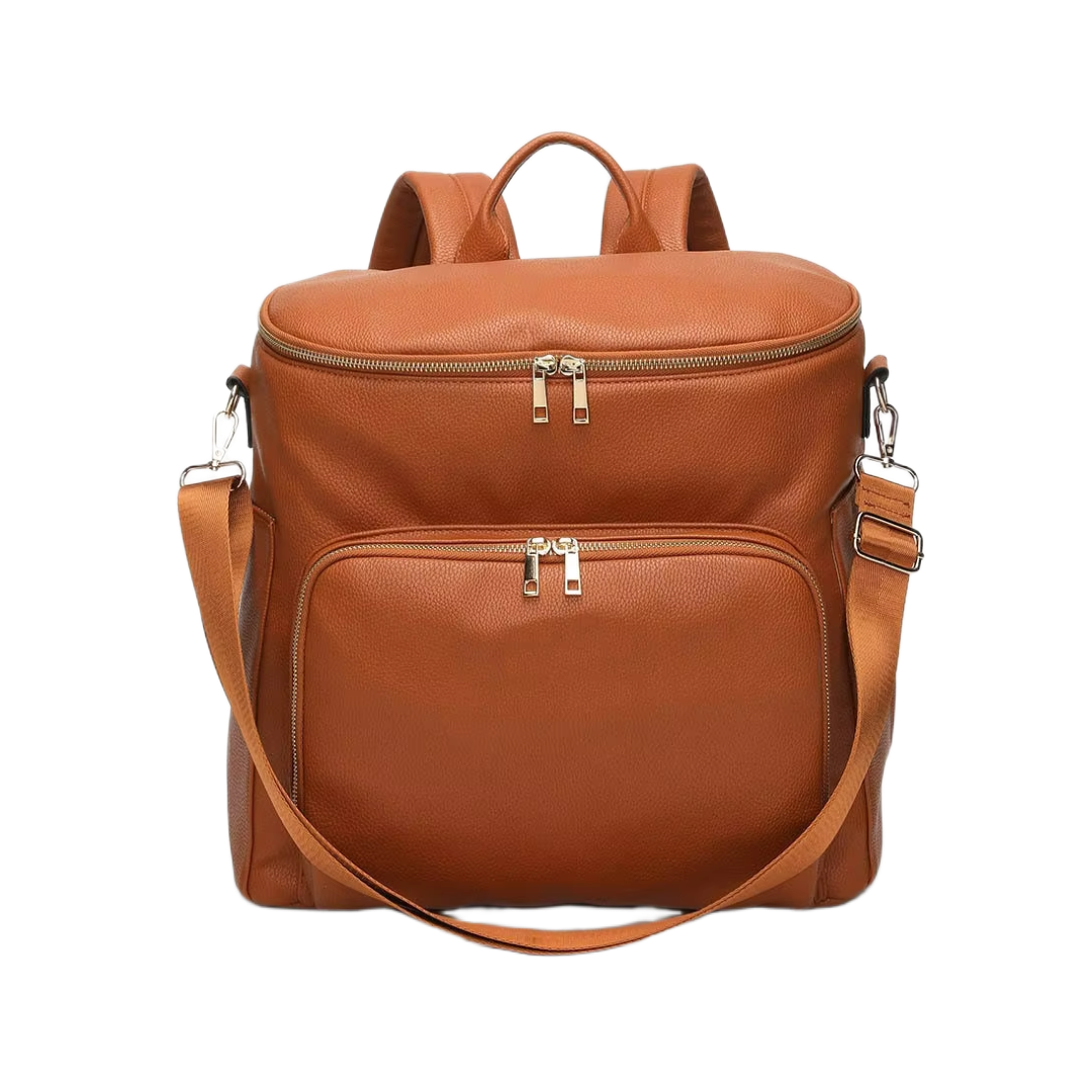 Chic Diaper Mum Backpack – Tan
