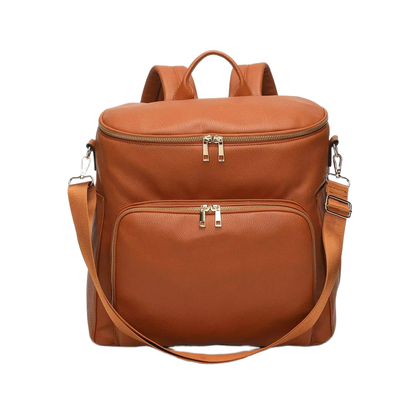 Chic Diaper Mum Backpack – Tan