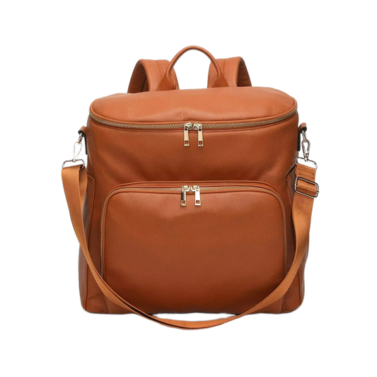 Chic Diaper Mum Backpack – Tan