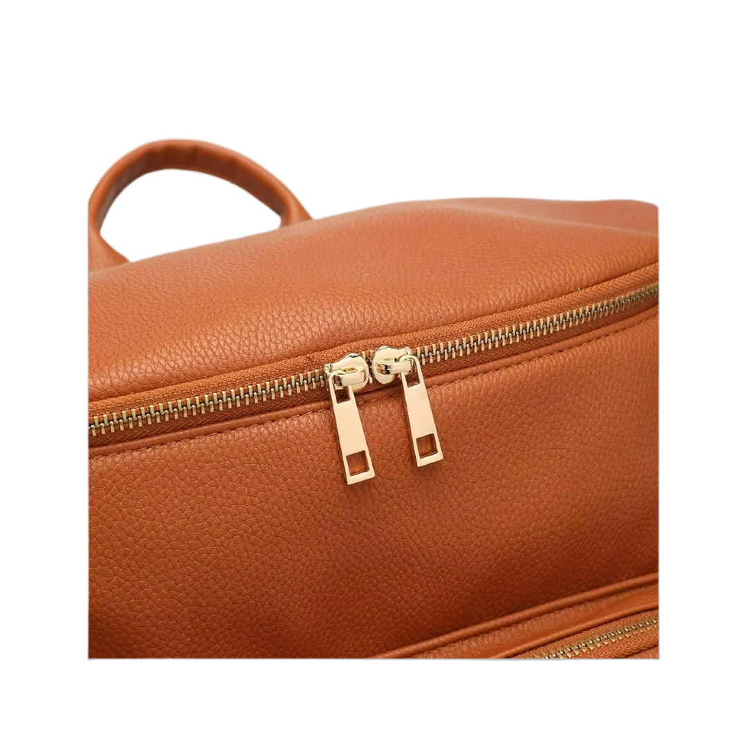 Chic Diaper Mum Backpack – Tan