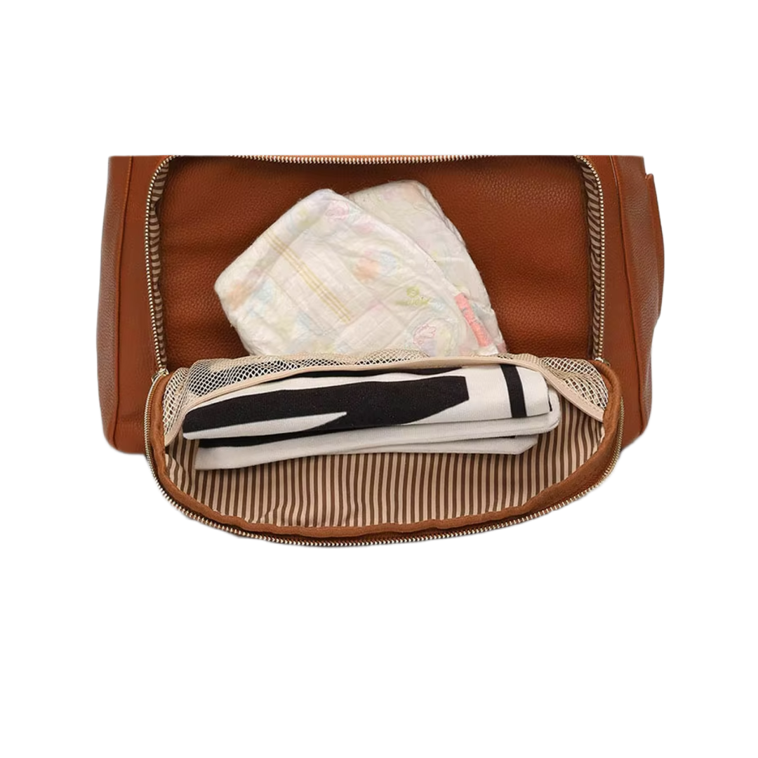 Chic Diaper Mum Backpack – Tan
