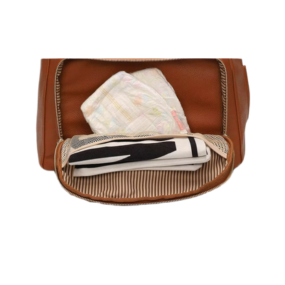 Chic Diaper Mum Backpack – Tan