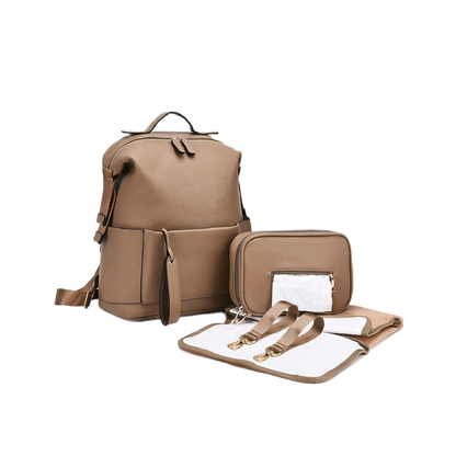 Diaper Bag & Backpack Set – Khaki