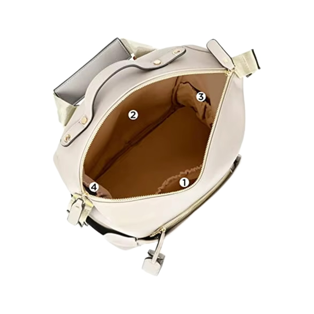 Diaper Bag & Backpack Set – White Lux