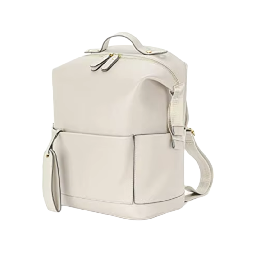 Diaper Bag & Backpack Set – White Lux