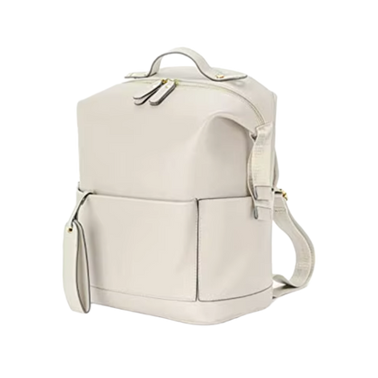 Diaper Bag & Backpack Set – White Lux