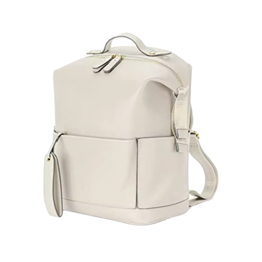 Diaper Bag & Backpack Set – White Lux