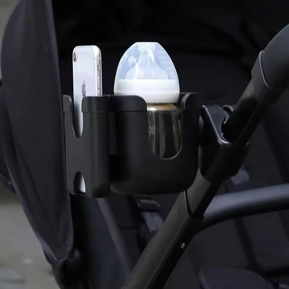 Pram Cup Holders Children's Stroller Bottle Holders Pram Bottle Holders Anti-Slip Design Pram Accessories Mobile Phone Holders 4