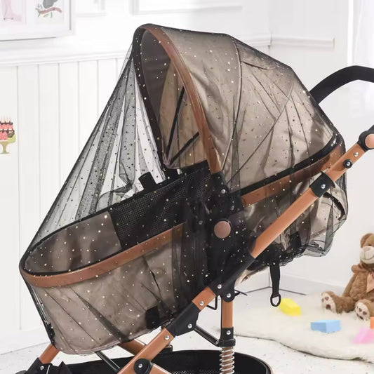 Universal Fly Net for Prams | Black Star Dust Cover