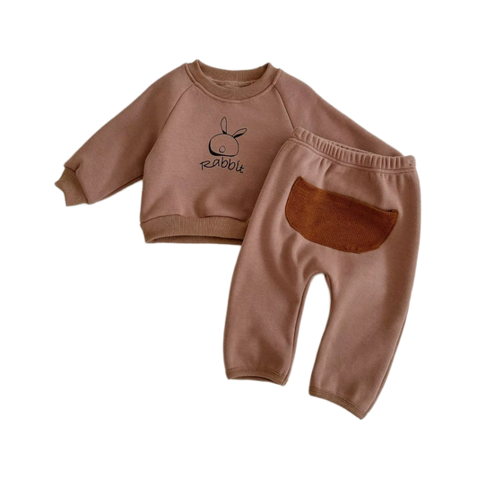 Snuggle Bunny TrackSuit - Brown