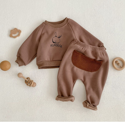 Snuggle Bunny TrackSuit - Brown
