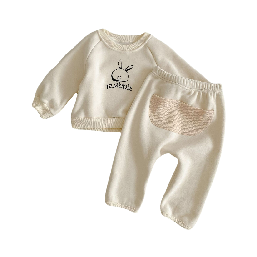 Snuggle Bunny TrackSuit - Vanilla Cream