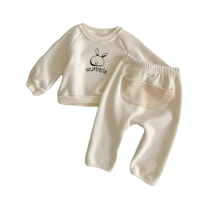 Snuggle Bunny TrackSuit - Vanilla Cream