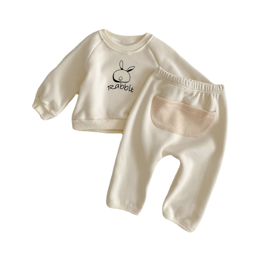 Snuggle Bunny TrackSuit - Vanilla Cream
