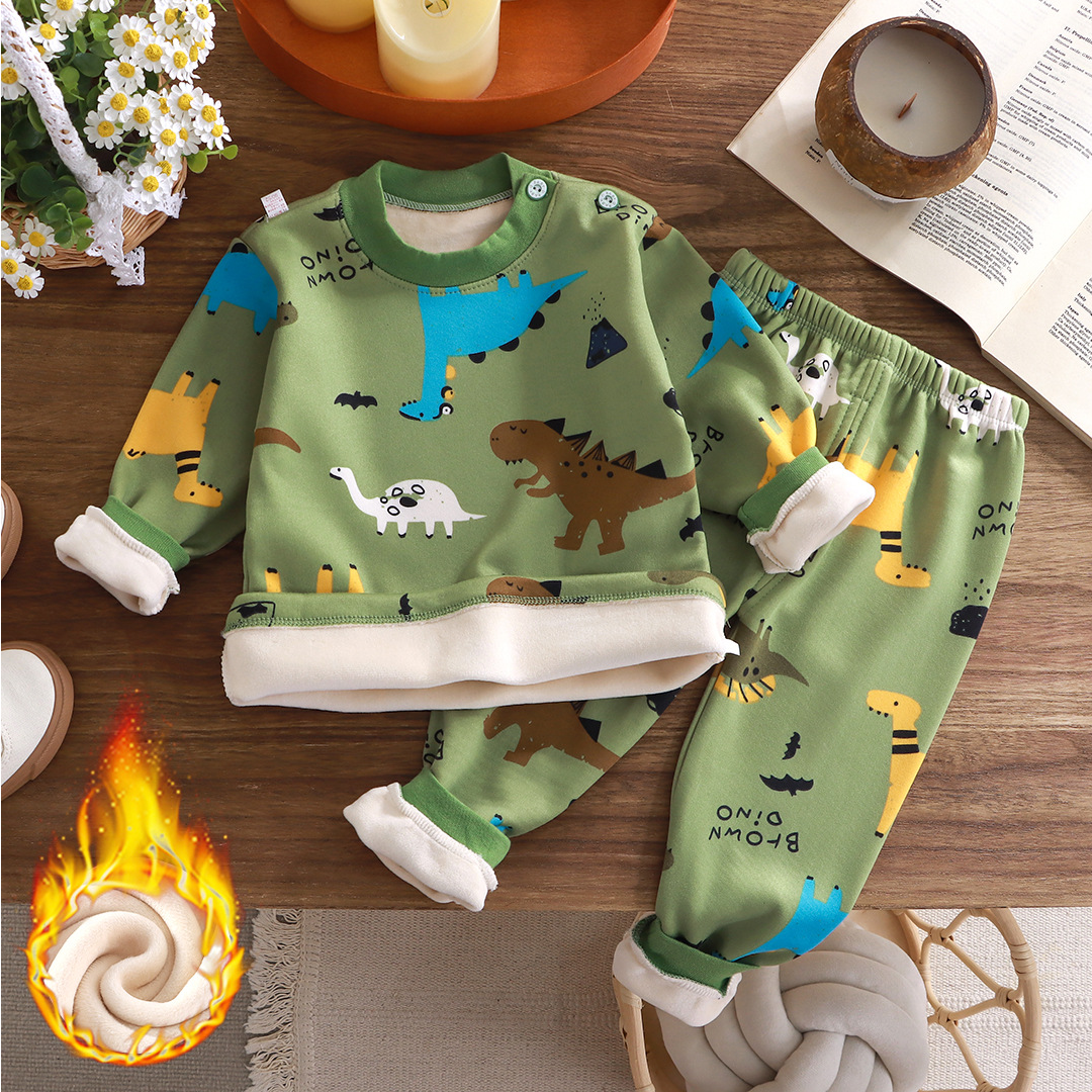 Tiny Dino Tracksuit - Green