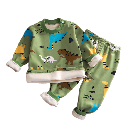 Tiny Dino Tracksuit - Green